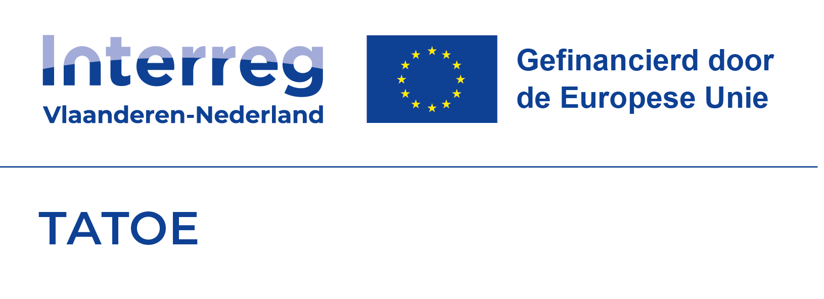 TATOE interreg Vlaanderen-Nederland, gefinancieerd door de Europese Unie